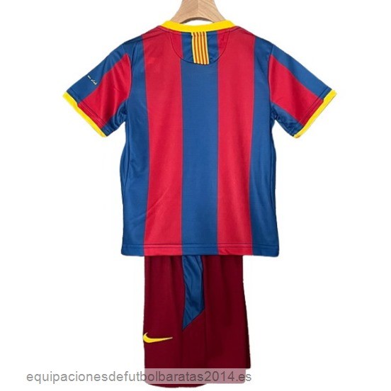 Nuevo 1ª Conjunto De Niños Barcelona Retro 2010 2011 Rojo Azul Baratas